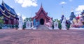 Wat Banden blue temple in Mae Taeng District, Chiang Mai, Thailand