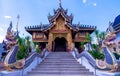 Wat Banden blue temple in Mae Taeng District, Chiang Mai, Thailand