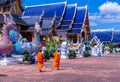 Wat Banden blue temple in Mae Taeng District, Chiang Mai, Thailand