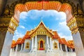 Wat Benchamabophit, Bangkok, Thailand Royalty Free Stock Photo