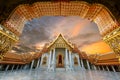 Wat Benchamabophit Benjamaborphit dusitvanaram or marble temple at sunrise