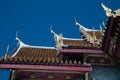 Gable apex of Church at Wat Benchamabophit, the Marble temple Bangkok,Thailand.