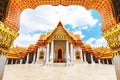 Wat Benchamabophit or Marble temple in Bangkok Royalty Free Stock Photo