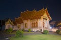 Wat Benchamabophit Marble temple late evening. Bangkok