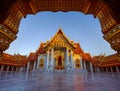 Wat benchamabophit ,marble temple one of most popular traveling