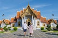 Wat Benchamabophit temple in Bangkok Thailand, The Marble temple in Bangkok