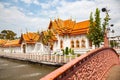 wat Benchamabopit, the Marble temple, Bangkok, Thailand Royalty Free Stock Photo