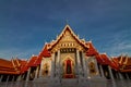 Wat Benjamabopit marble temple Royalty Free Stock Photo