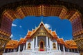 Wat Benjamaborphit or Marble , Bangkok,Thailand Royalty Free Stock Photo