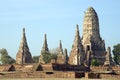 Wat Chai Wattanaram Royalty Free Stock Photo