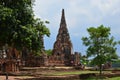 Wat Chai Wattanaram, Ancient Temple in Ayutthaya, Thailand