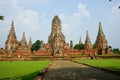 Wat Chai Wattanaram, Ayutthaya, Thailand. Royalty Free Stock Photo