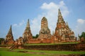 Wat Chai Wattanaram, Ayutthaya, Thailand. Royalty Free Stock Photo