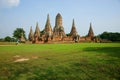 Wat Chai Wattanaram, Ayutthaya, Thailand. Royalty Free Stock Photo