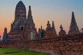 Wat Chai Watthanaram, Ayutthaya Thailand Royalty Free Stock Photo