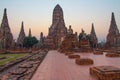 Wat Chai Watthanaram, Ayutthaya Thailand Royalty Free Stock Photo