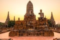 Wat Chai Watthanaram, Ayutthaya Thailand Royalty Free Stock Photo