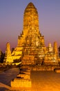 Wat Chai Watthanaram, Ayutthaya Thailand Royalty Free Stock Photo