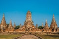 Wat Chai Watthanaram temple Ayutthaya Royalty Free Stock Photo