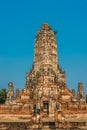 Wat Chai Watthanaram temple Ayutthaya bangkok Thailand Royalty Free Stock Photo