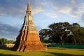 Wat Chai Watthanaram temple. Ayutthaya Royalty Free Stock Photo