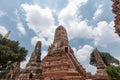 Wat chai watthanaram temple at ayutthaya in Thailand .