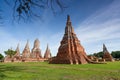 Wat Chaiwatthanaram, Ayuthaya Province, Thailand Royalty Free Stock Photo