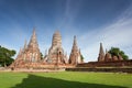 Wat Chaiwatthanaram, Ayuthaya Province, Thailand Royalty Free Stock Photo
