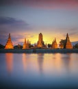 Wat Chaiwatthanaram Royalty Free Stock Photo