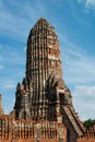 Wat Chaiwatthanaram, Pagoda, Thailand Travel Royalty Free Stock Photo