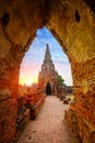 Wat Chaiwatthanaram temple in Ayuthaya, Thailand