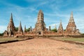 Wat Chaiwatthanaram temple in Ayutthaya Province in Ayutthaya H