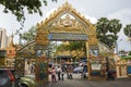 Wat Chaiyamangalaram Thai Buddhist Temple, Penang, Malaysia Royalty Free Stock Photo