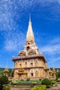 Wat Chalong or Wat Chaitararam Royalty Free Stock Photo