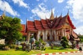 Wat Chalong temple at sunny day Phuket Thailand