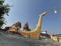 Wat Chalor Thailand temple both subhunnahong Royalty Free Stock Photo