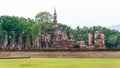 Wat Chana Songkhram Monastery in Sukhothai Historical Park, Sukhothai, Thailand. It is part of