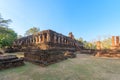 Wat Chang Rob temple in Kamphaeng Phet Historical Park, UNESCO World Heritage site