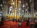 Wat Chantaram and Wat Tha Sung temple, Crystal Sanctuary 100 m long, in Uthai Thani, Thailand