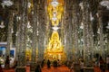 Wat Chantaram and Wat Tha Sung temple, Crystal Sanctuary 100 m long, in Uthai Thani, Thailand