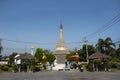 Wat Chedi Hoi or stupa gigantic fossilised oyster shells aged millions of years temple for thai people and foreign travelers