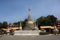 Wat Chedi Hoi or stupa gigantic fossilised oyster shells aged millions of years temple for thai people and foreign travelers