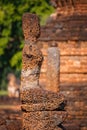 Wat Chedi Jet Thaew Temple at Si Satchanalai Historical Park in Sukhothai, Thailand Royalty Free Stock Photo