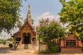 Wat Chedi Liam (Temple of the Squared Pagoda), the only ancient Royalty Free Stock Photo