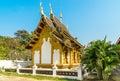 Wat Chedi Lium, Wiang Kam, ancient city near Chiang Mai Royalty Free Stock Photo