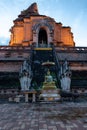 Wat Chedi Luang Buddhist Temple Thailand Chiang Mai Asia