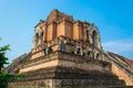 Wat Chedi Luang in Chiang Mai Royalty Free Stock Photo