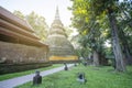 Wat Chedi Luang Chiang Saen, On a bright sky