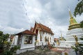 Wat Chim Phli Sutthawat on Koh Kret in Nonthaburi Province Royalty Free Stock Photo