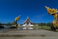 Wat Dhammayan or Wat Thammayan have Serpent Water Splash Royalty Free Stock Photo